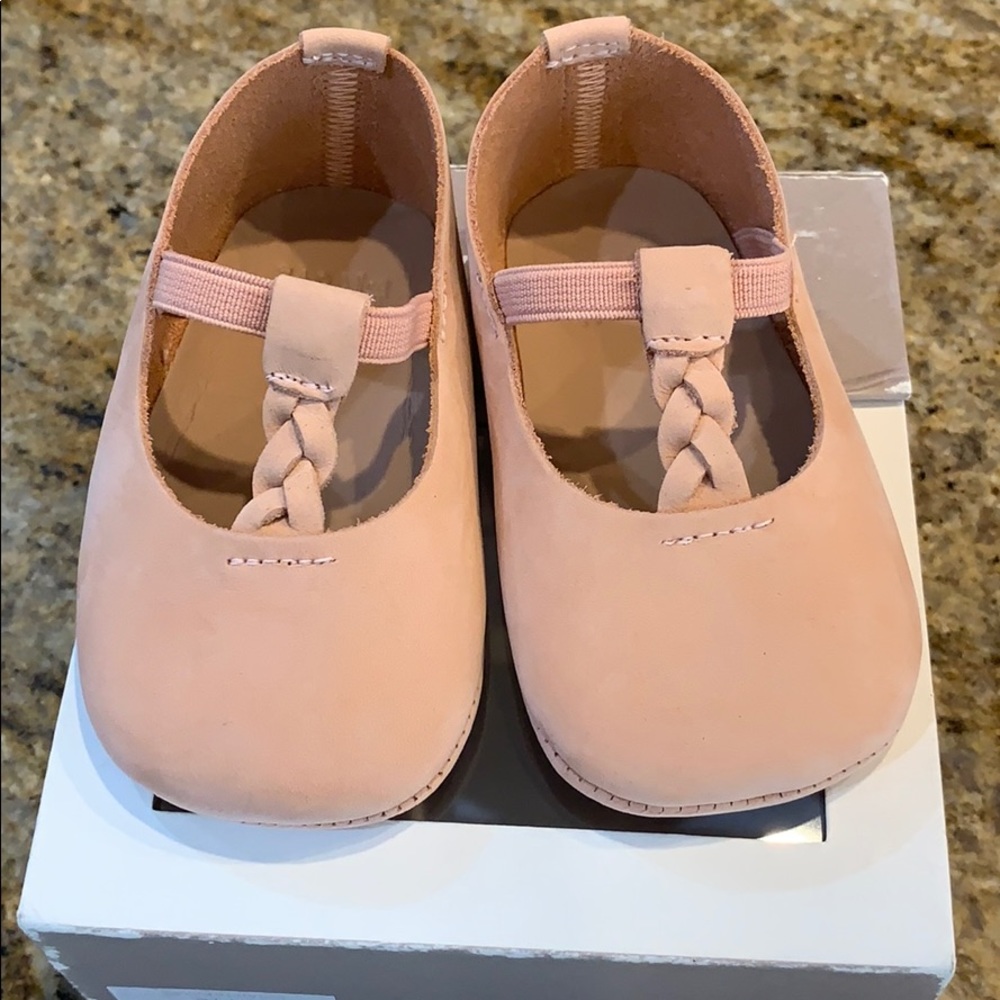 Pink Zara ballerina shoes